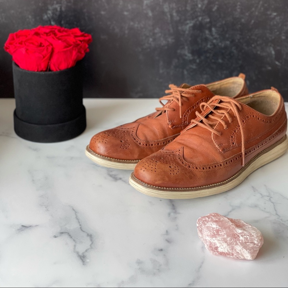Cole Haan Grand Long Wingtip Oxford WOODBURY